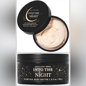 Bath & Body Works Into the Night Glow Body Butter - Black & Cream